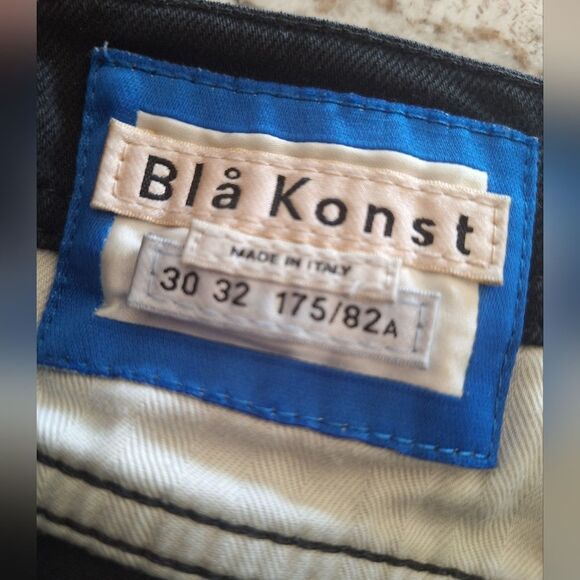 ACNE STUDIOS Bla Konst Acnes  Denim Black Jeans Size 30*32 - Picture 6 of 11